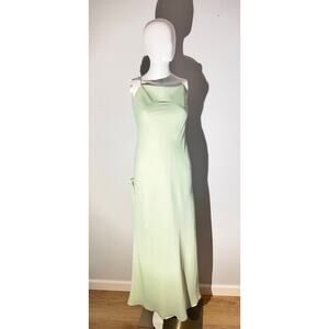 Kiki USA Mint Green Cowl Neck Slip Dress – Size Small